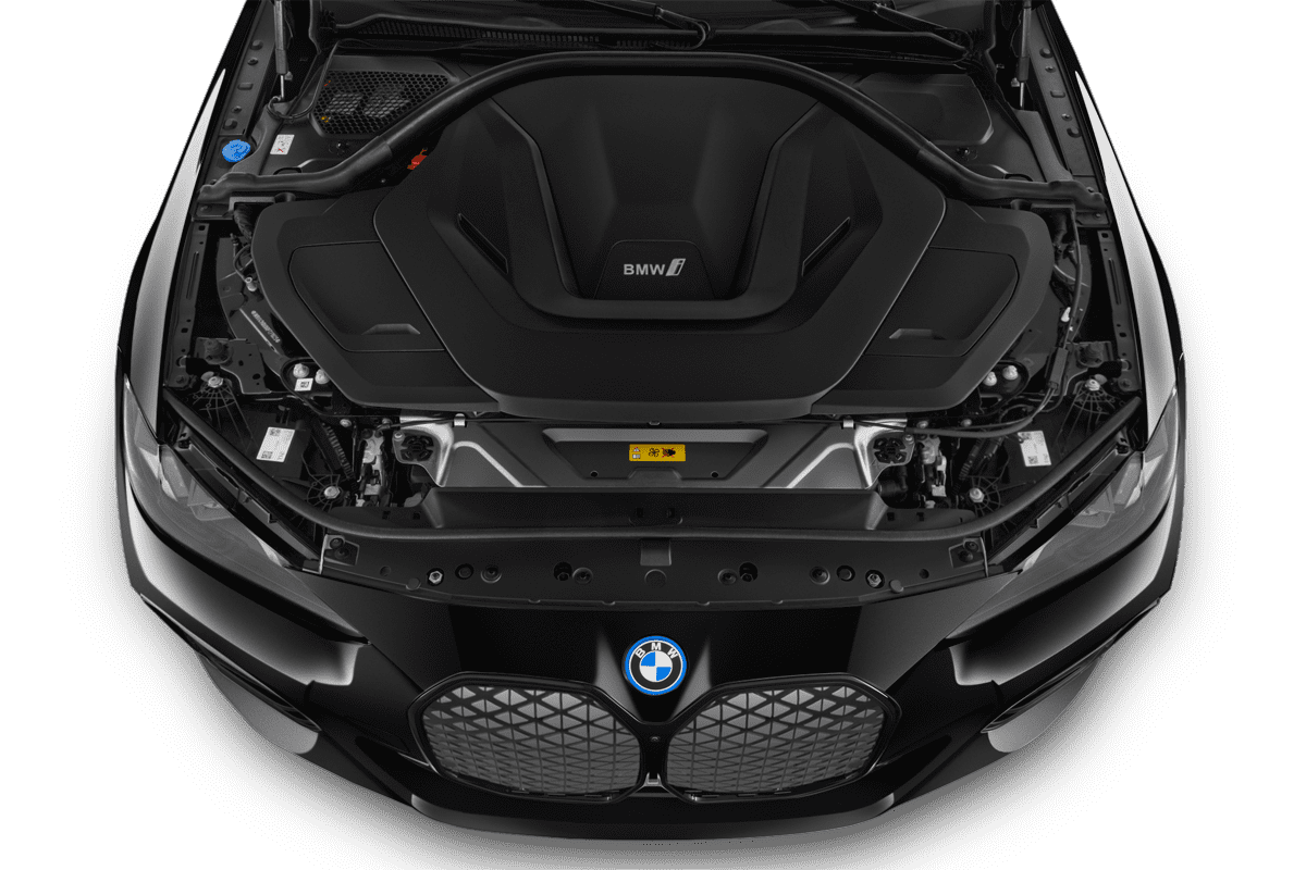Motorraum eines BMW i4