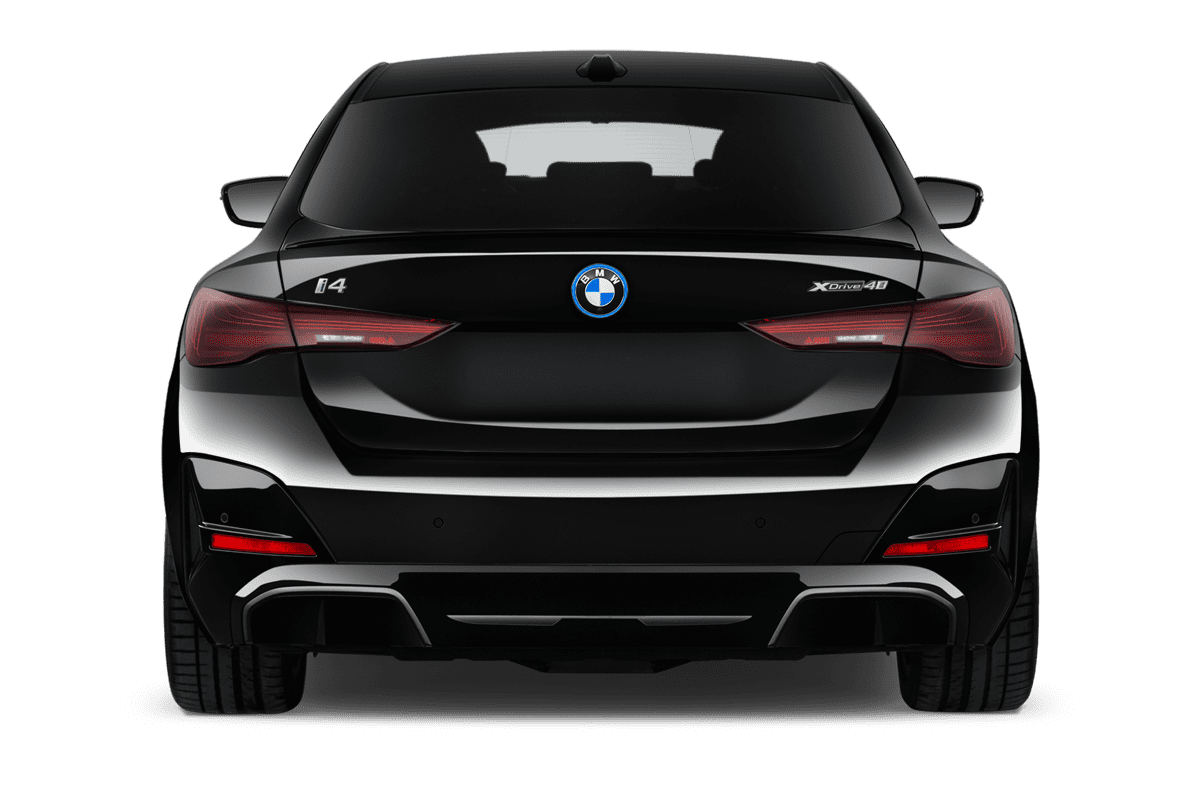 Heckansicht eines BMW i4