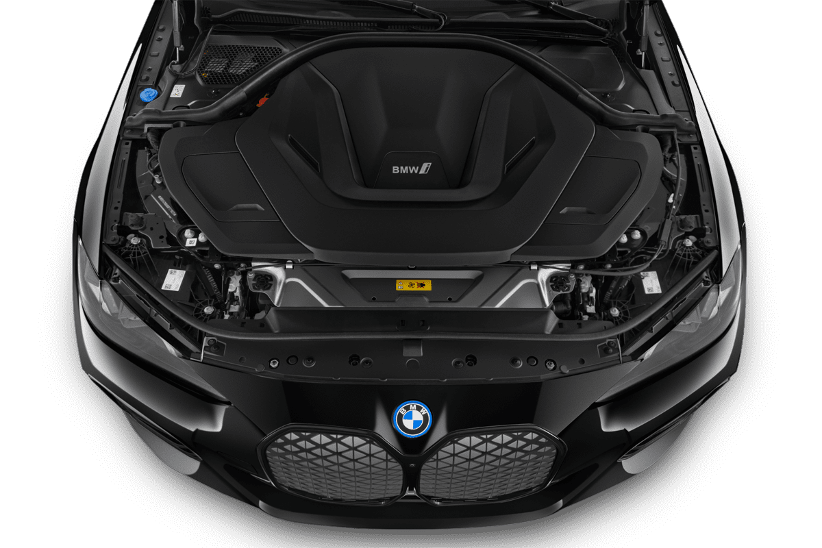 Motorraum eines BMW i4