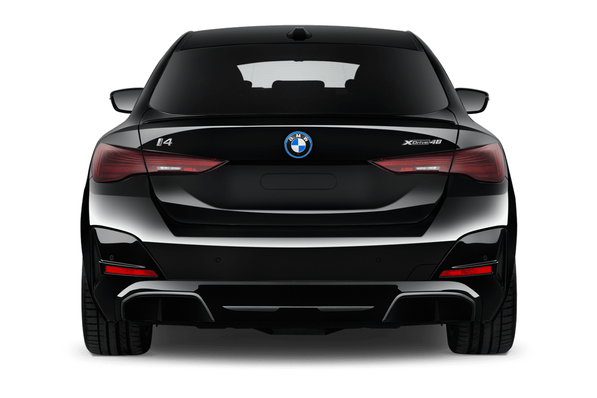 Heckansicht eines BMW i4