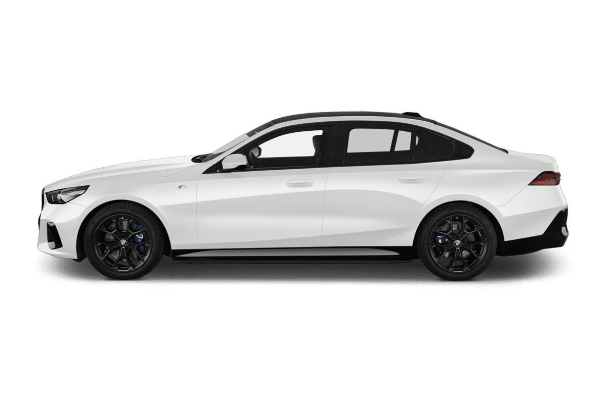 Seitenansicht eines BMW i5 Limousine