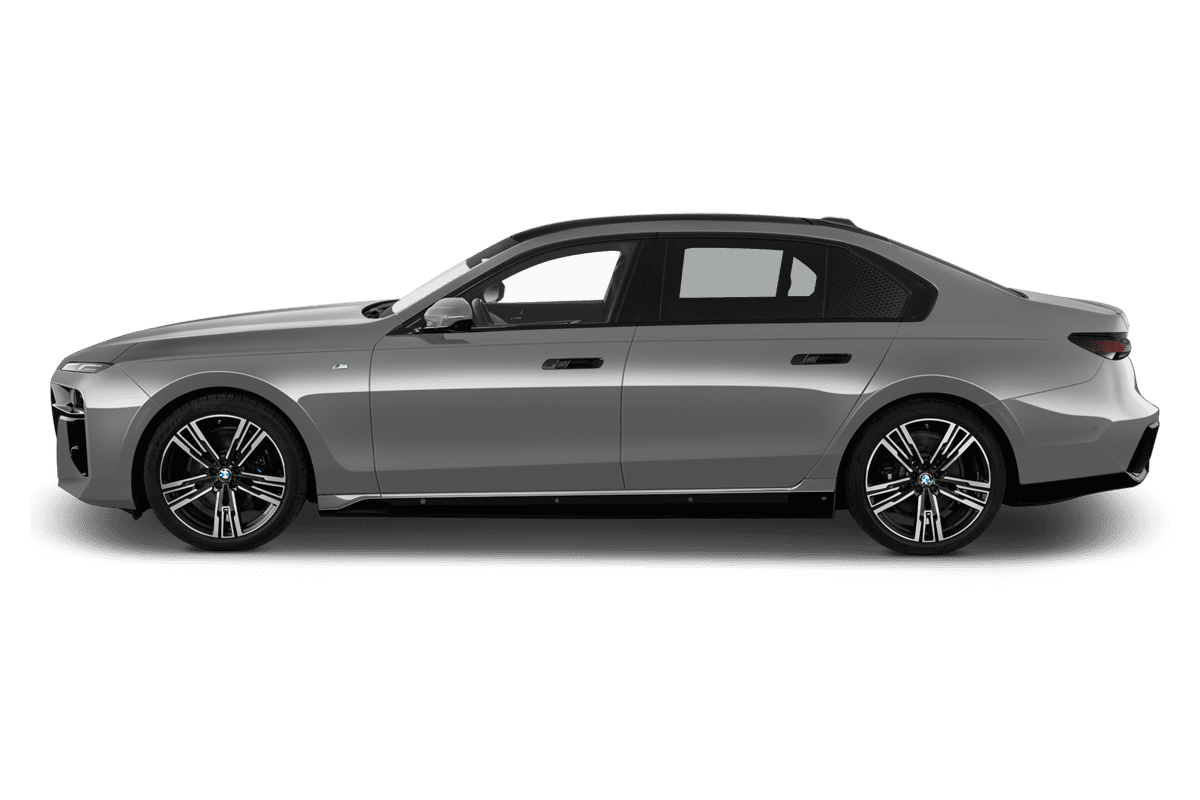 Seitenansicht eines BMW i7