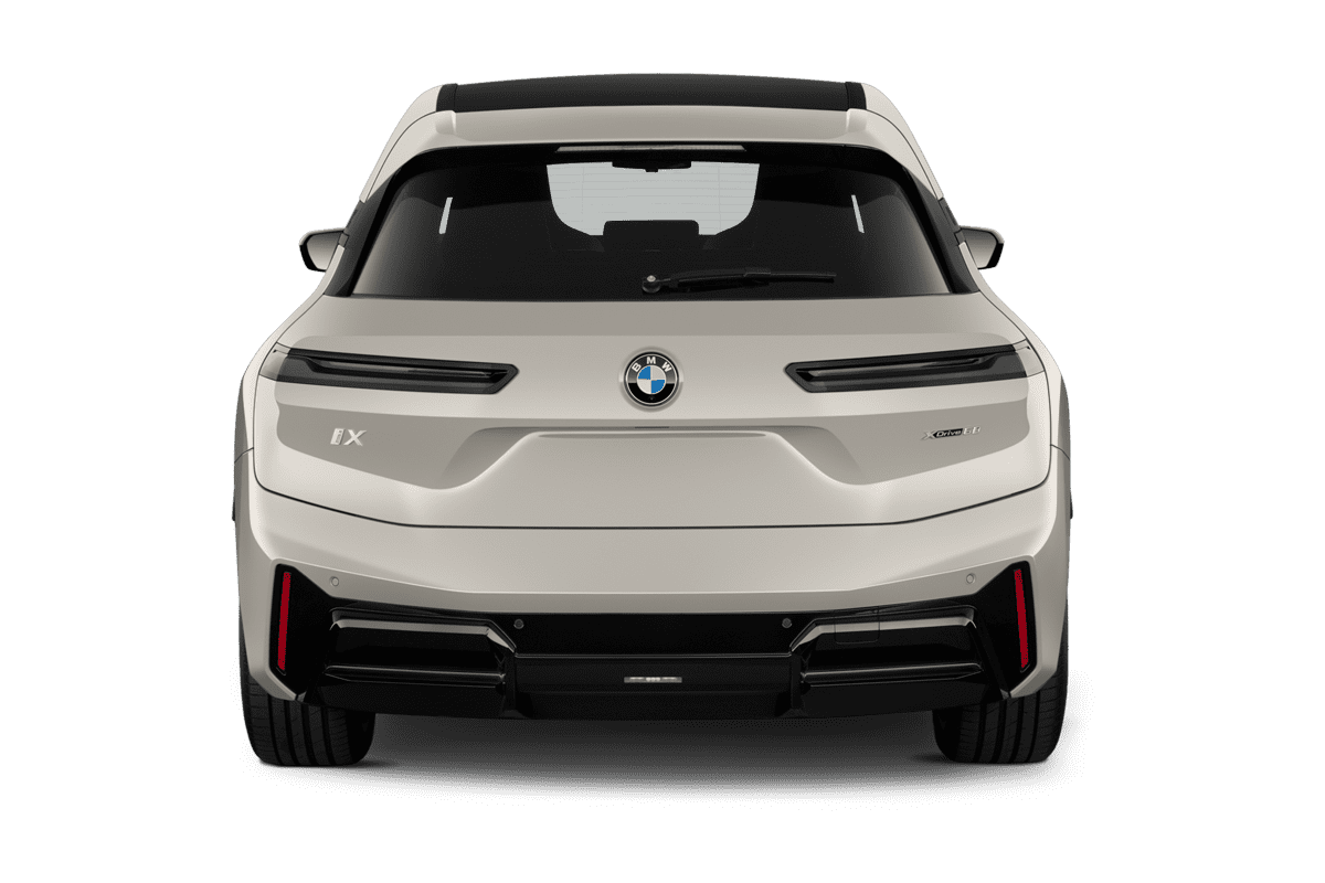 Heckansicht eines BMW iX