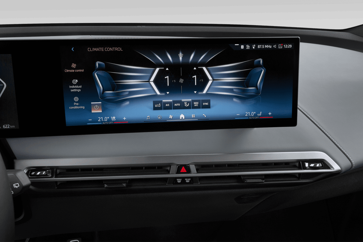 Klimasteuerung eines BMW iX