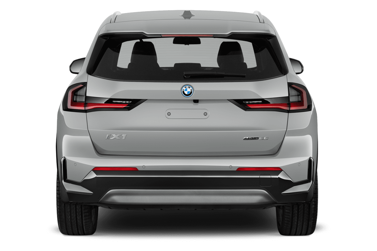 Heckansicht eines BMW iX1