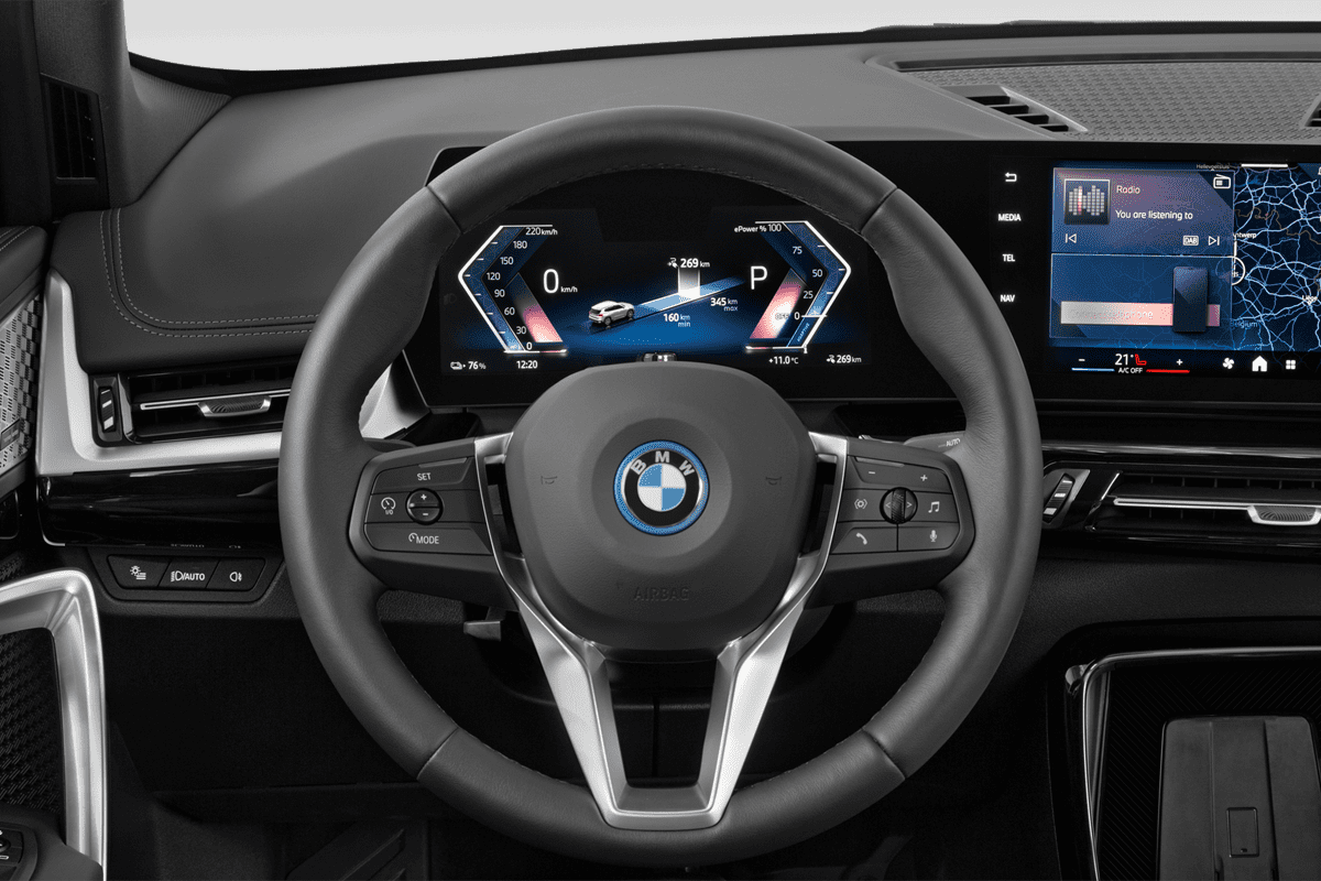 Lenkrad eines BMW iX1