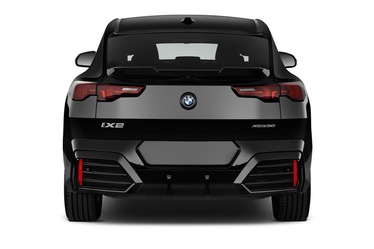 Heckansicht eines BMW iX2