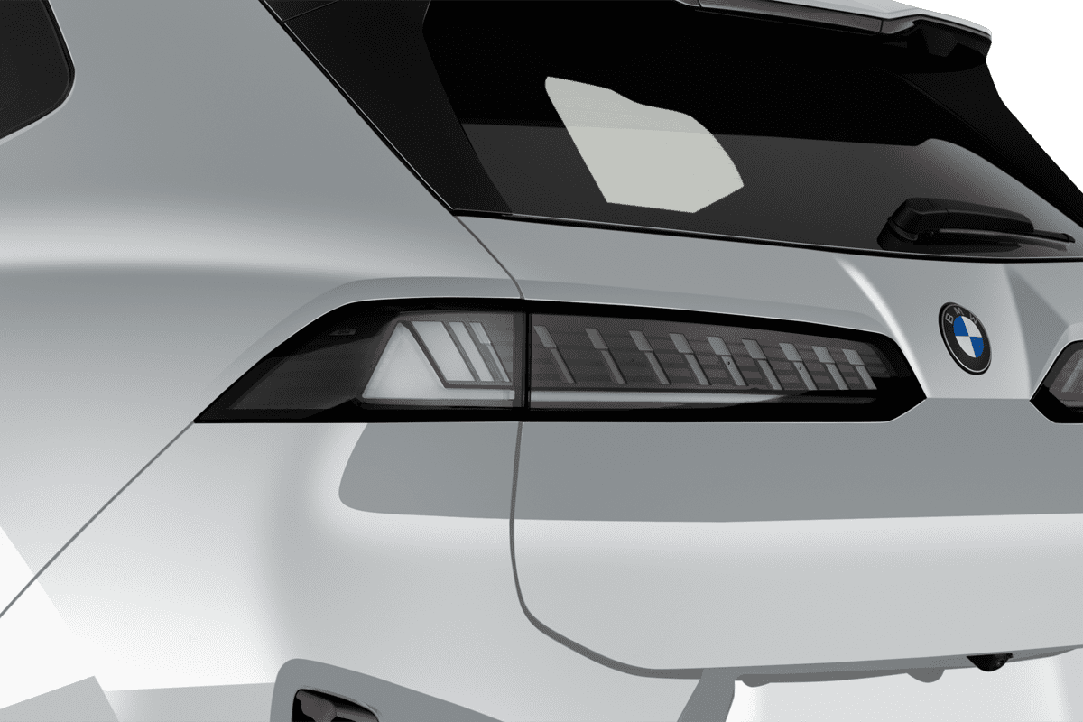 Heckleuchten eines BMW iX3 (neues Modell)