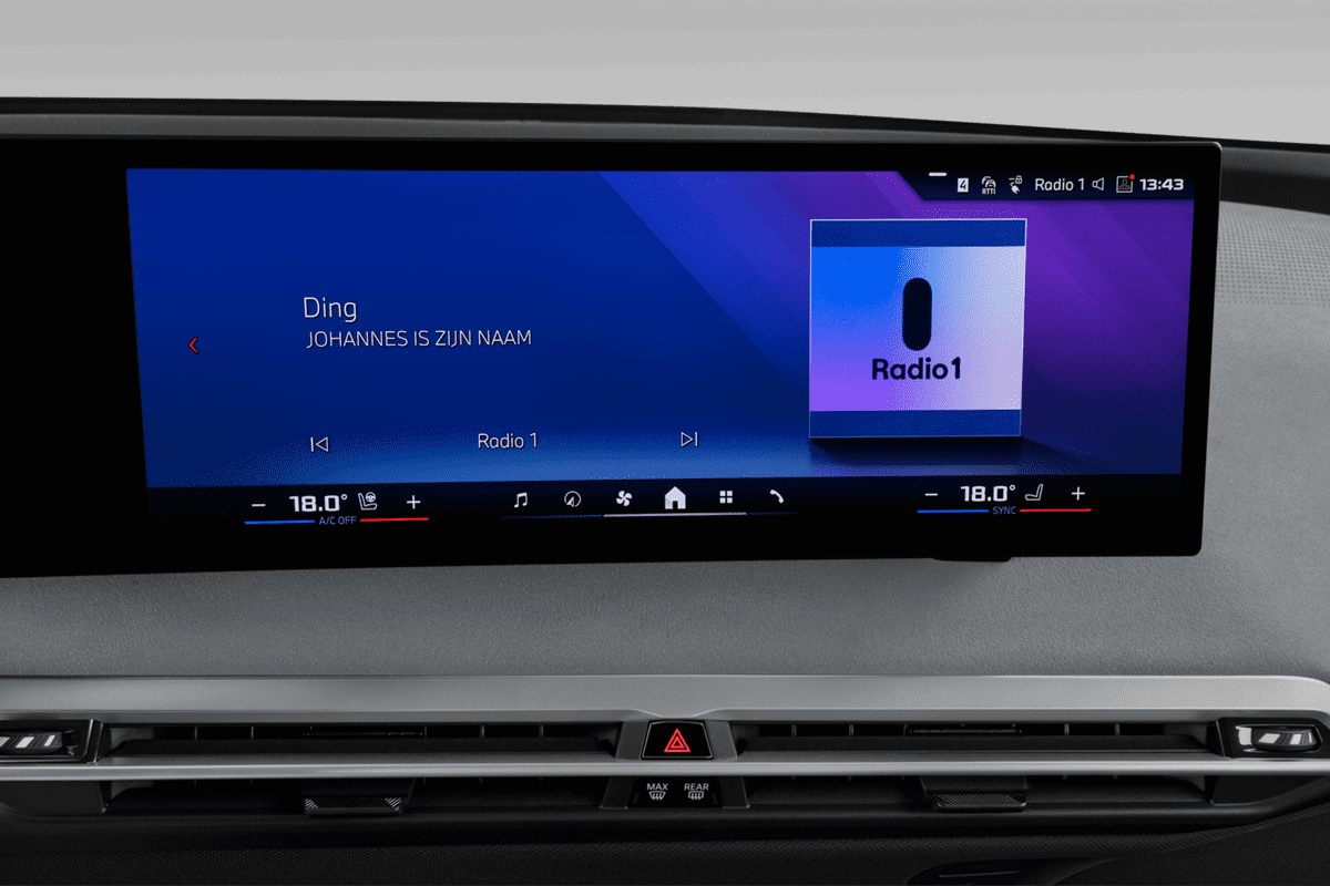 Audiosystem eines BMW iX (KI-generiert)