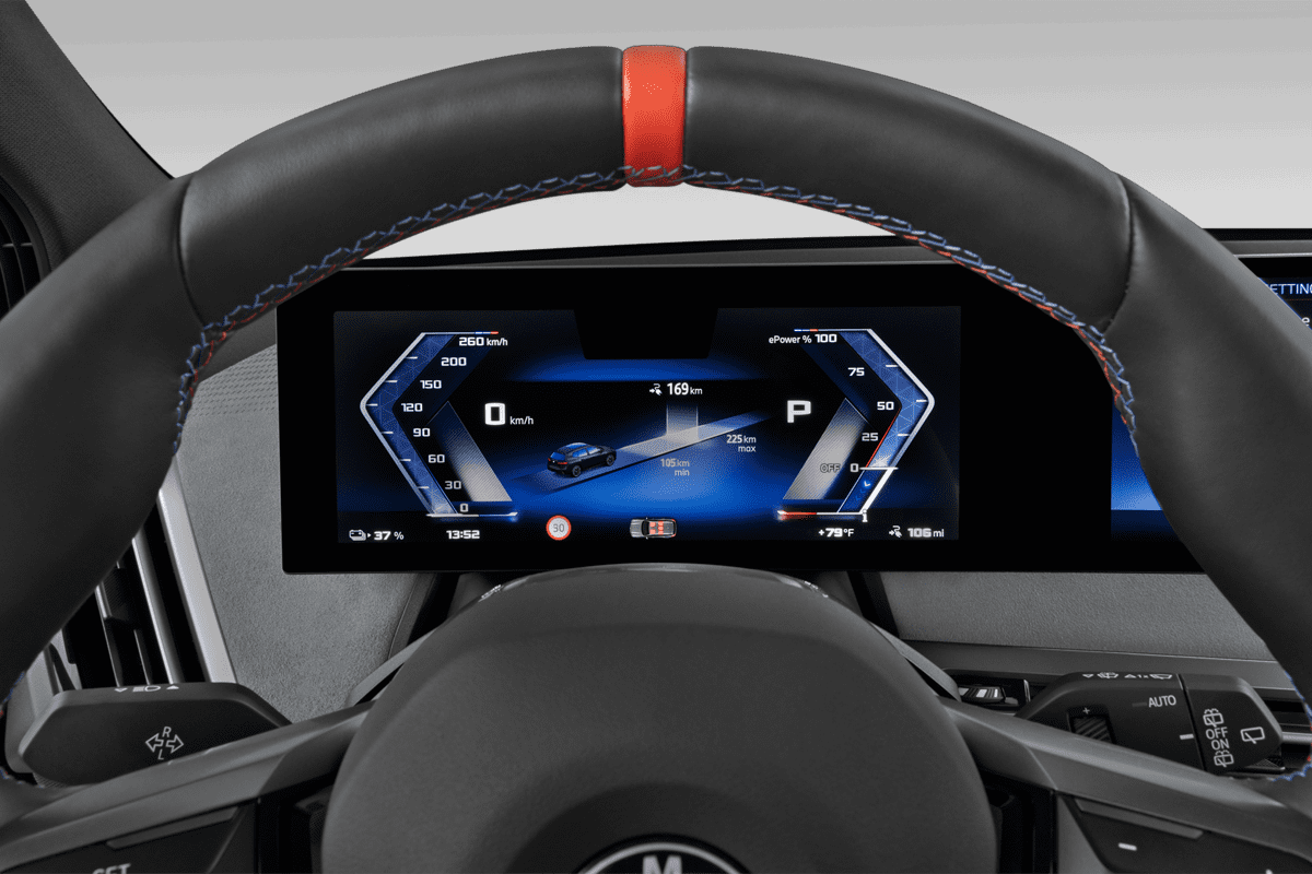 Kombiinstrument eines BMW iX (KI-generiert)