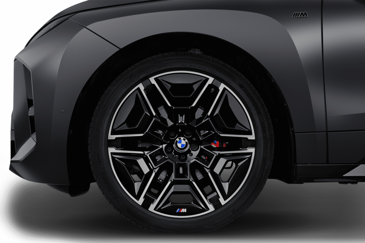 Radkappe oder Felge eines BMW iX (KI-generiert)