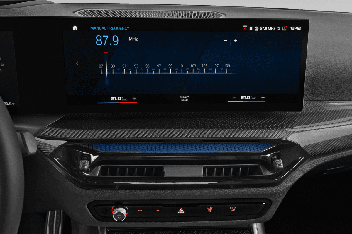 Audiosystem eines BMW M2 Coupé 