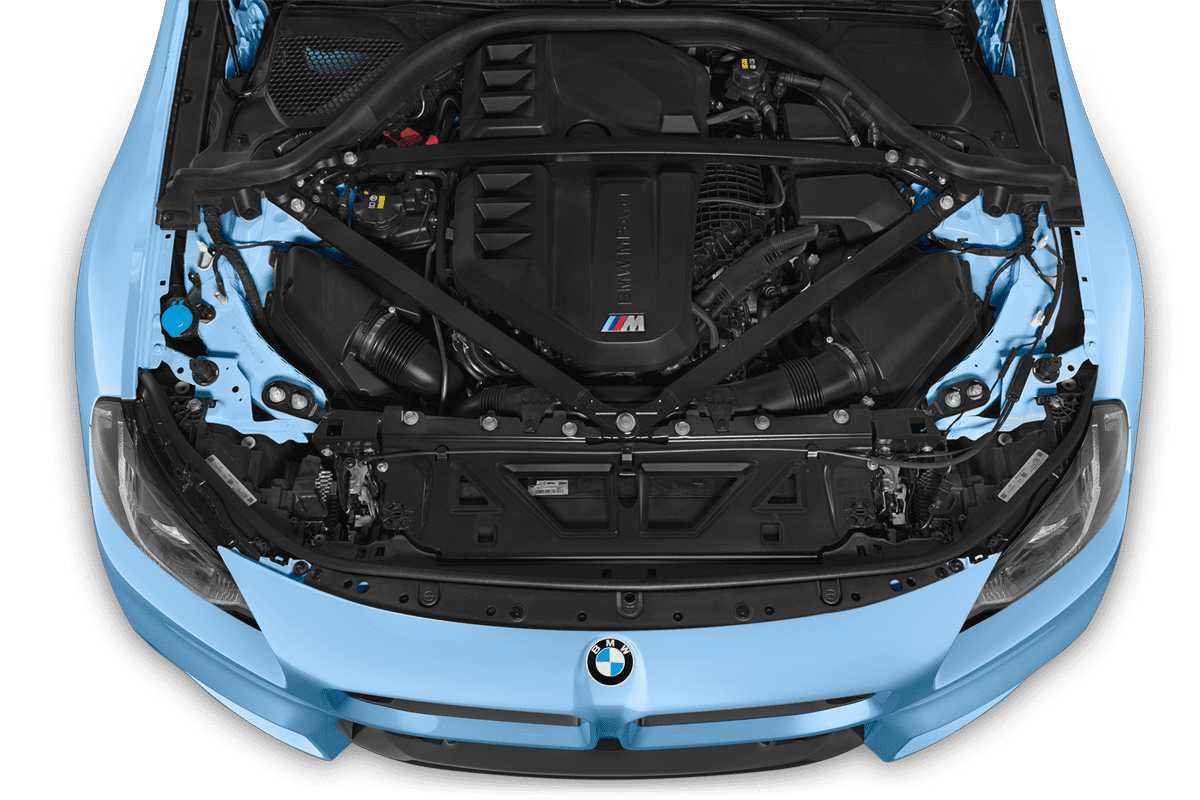 Motorraum eines BMW M2 Coupé 