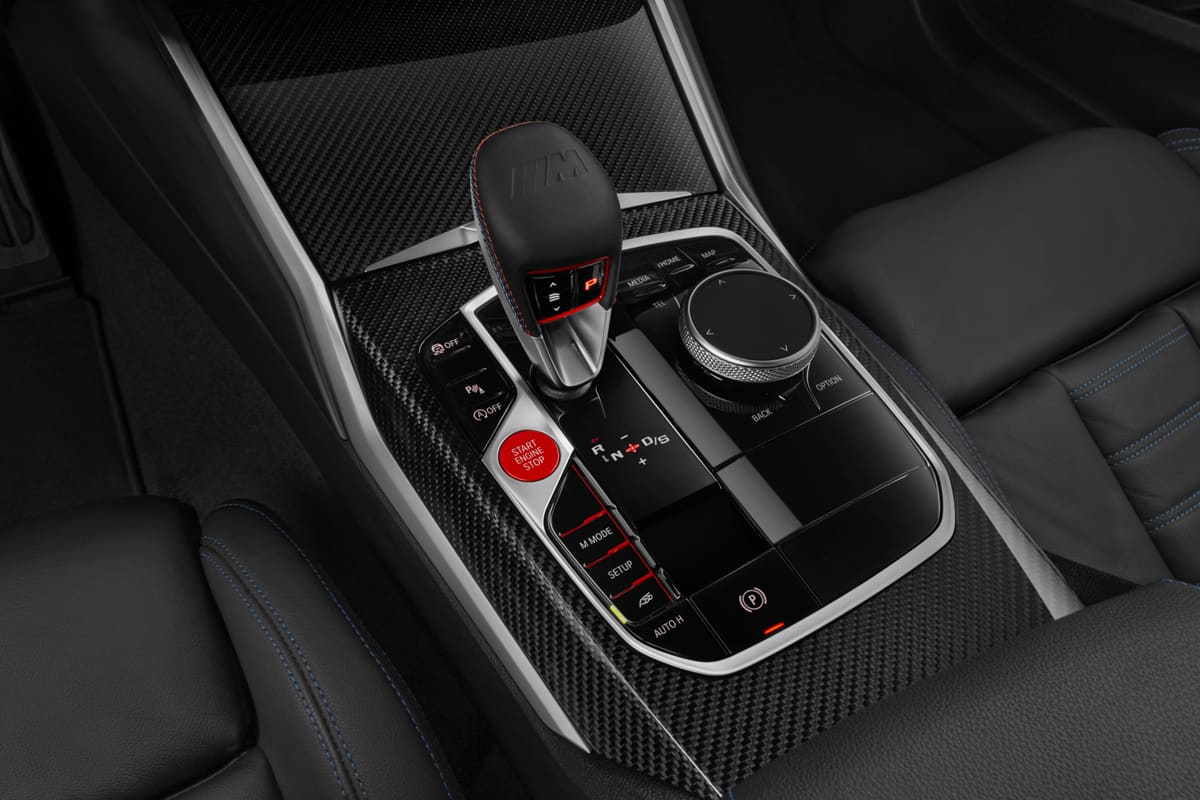 Schaltknüppel eines BMW M2 Coupé 