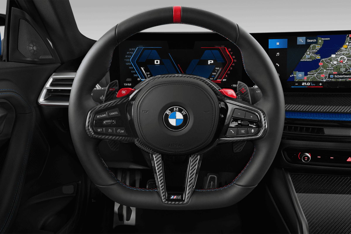 Lenkrad eines BMW M2 Coupé 