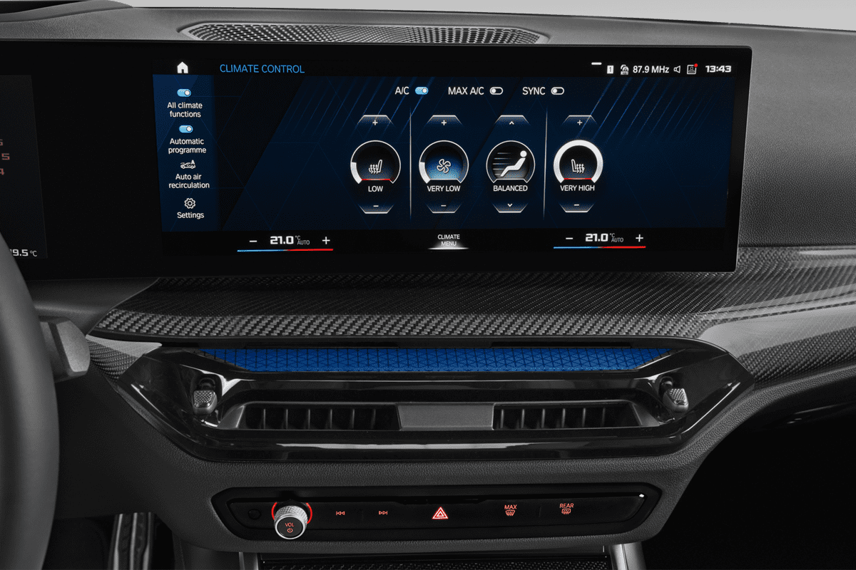 Klimasteuerung eines BMW M2 Coupé 