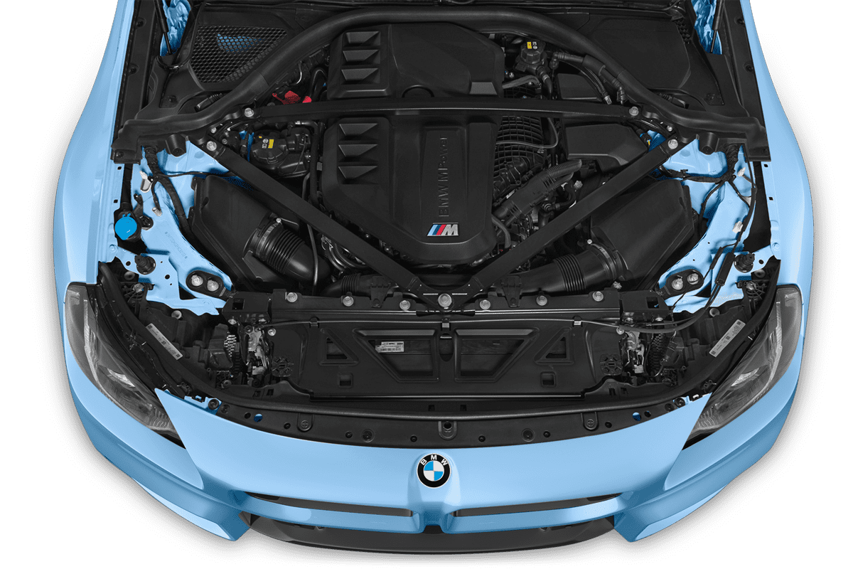 Motorraum eines BMW M2 Coupé 