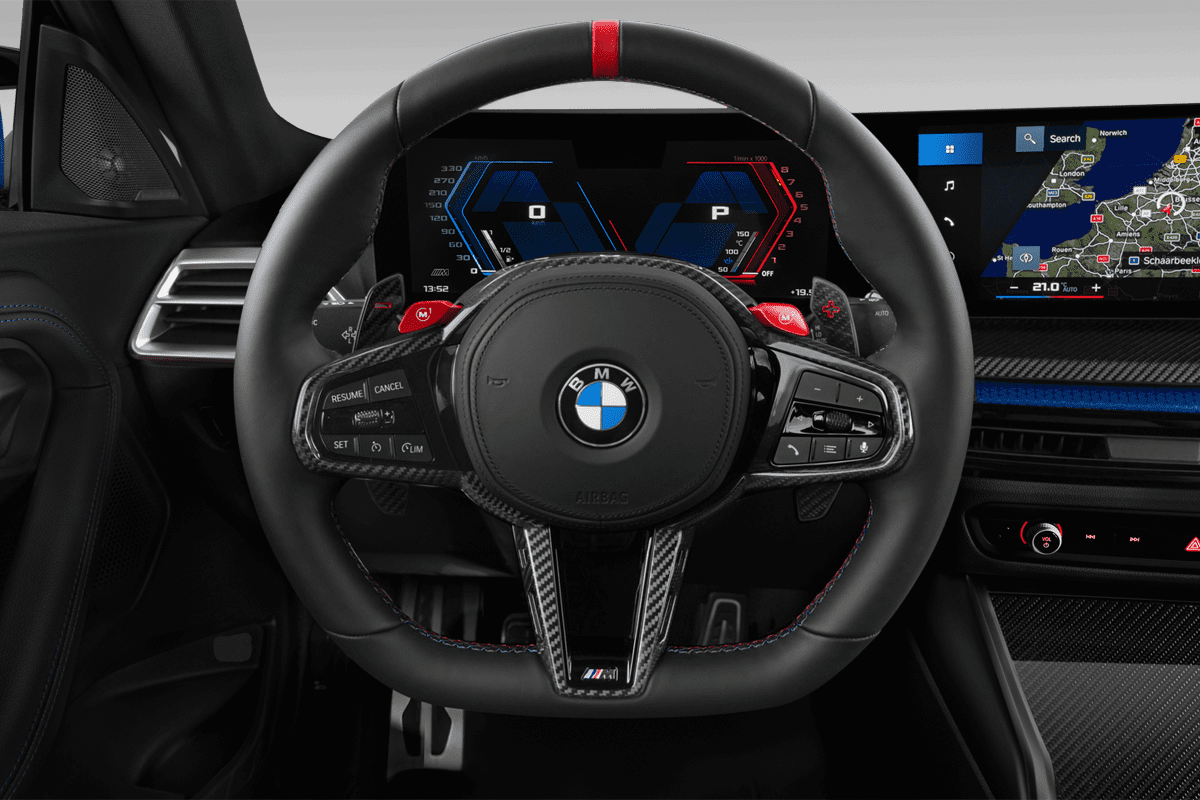 Lenkrad eines BMW M2 Coupé 