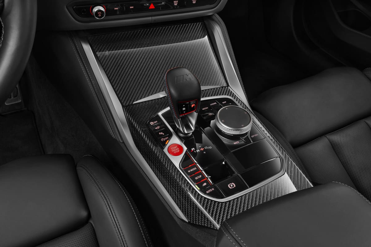 Schaltknüppel eines BMW M3 Limousine