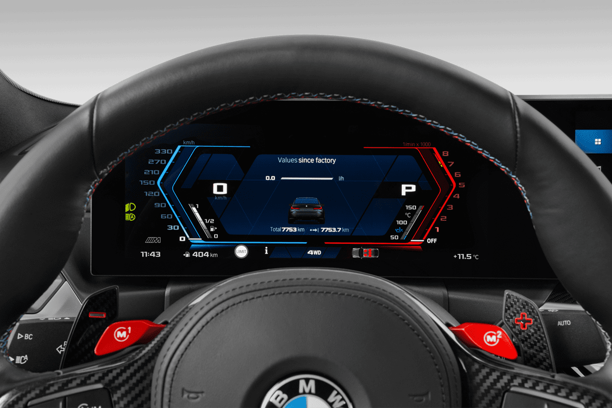 Kombiinstrument eines BMW M3 Limousine