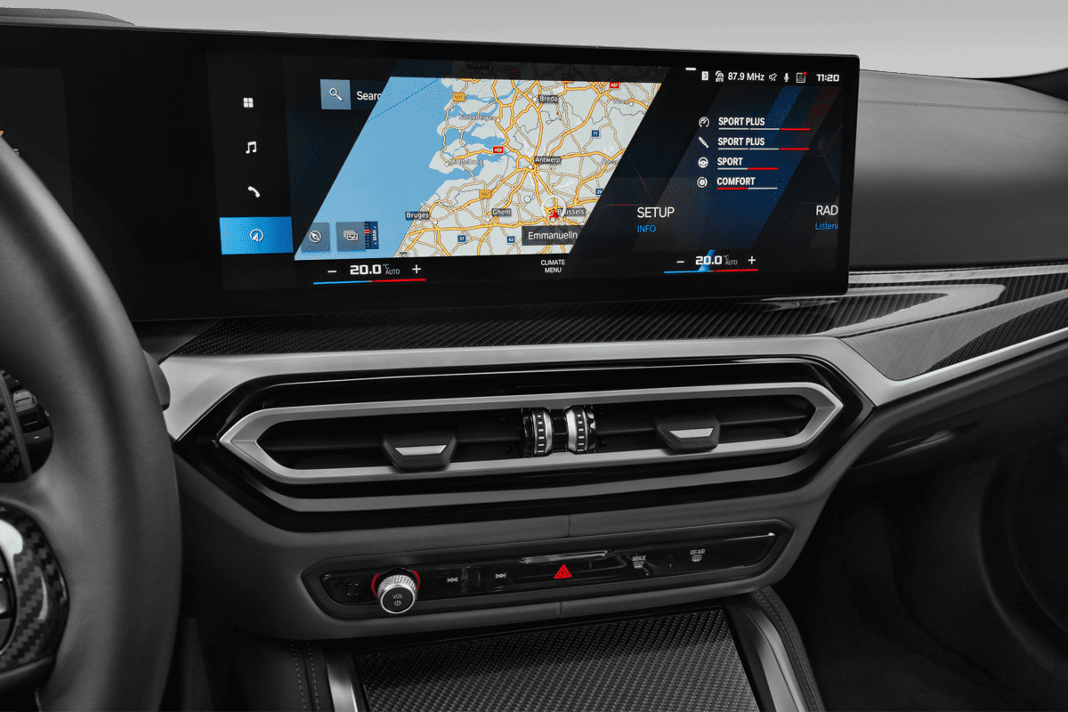 Mittelkonsole eines BMW M3 Limousine