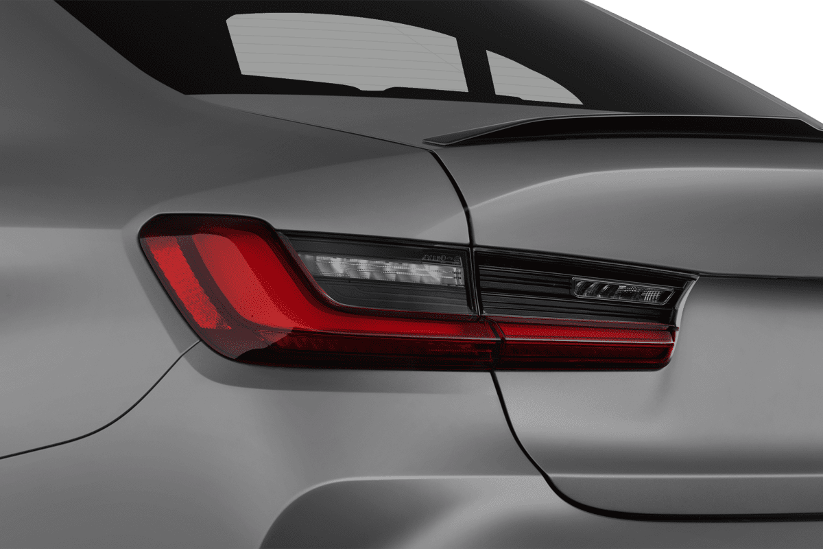Heckleuchten eines BMW M3 Limousine