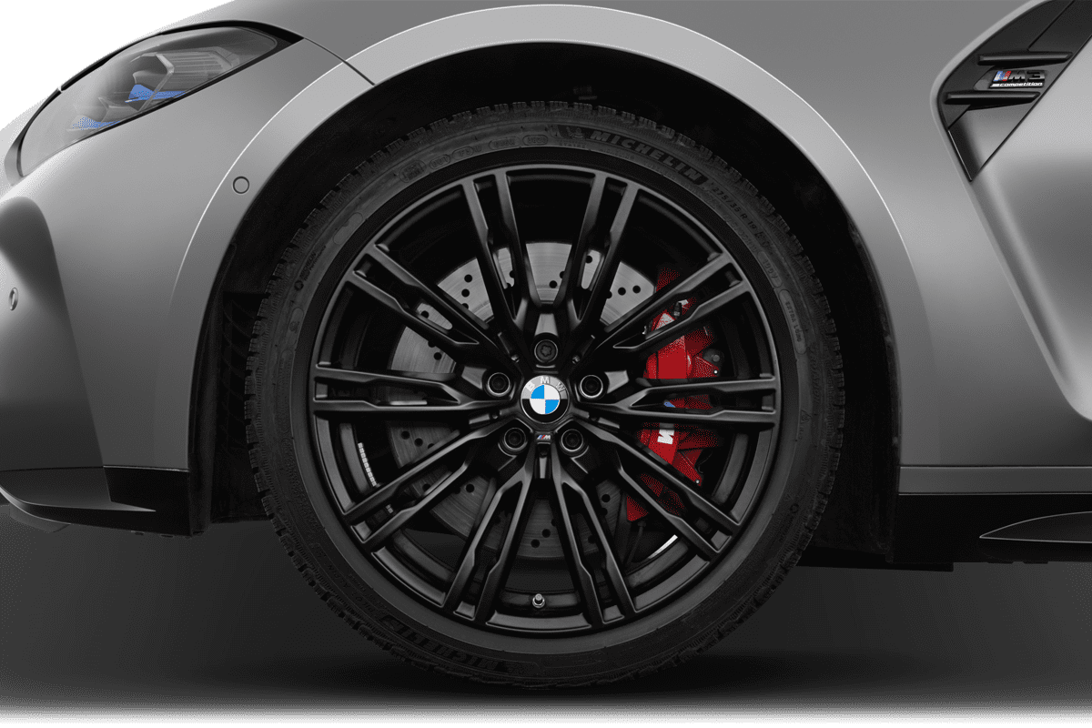 Radkappe oder Felge eines BMW M3 Limousine