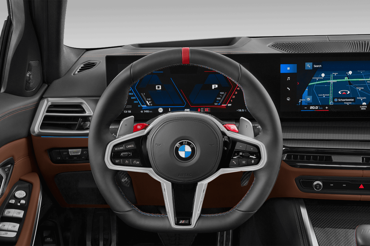 Lenkrad eines BMW M3 Touring