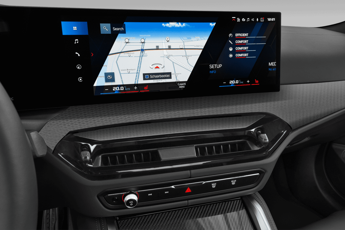 Mittelkonsole eines BMW M4 Cabrio 