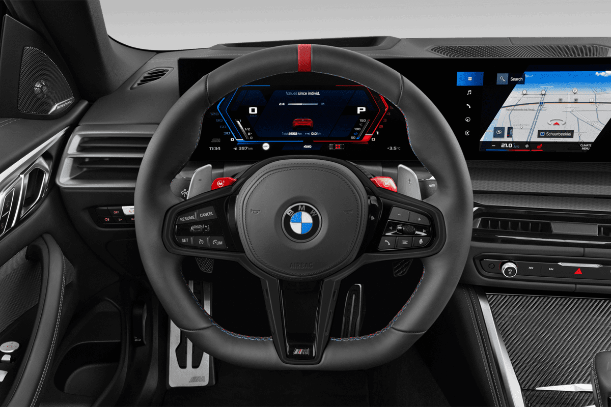 Lenkrad eines BMW M4 Cabrio 