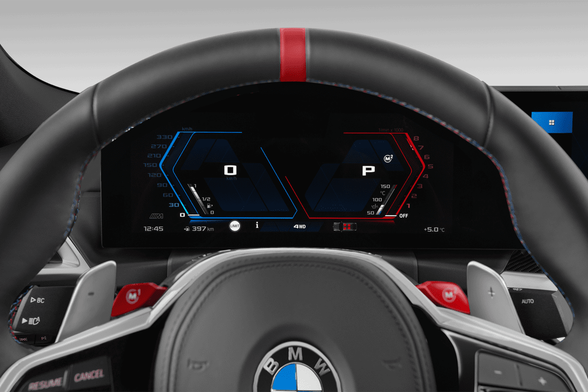 Kombiinstrument eines BMW M4 Cabrio 