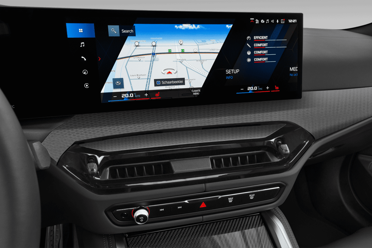 Mittelkonsole eines BMW M4 Cabrio 