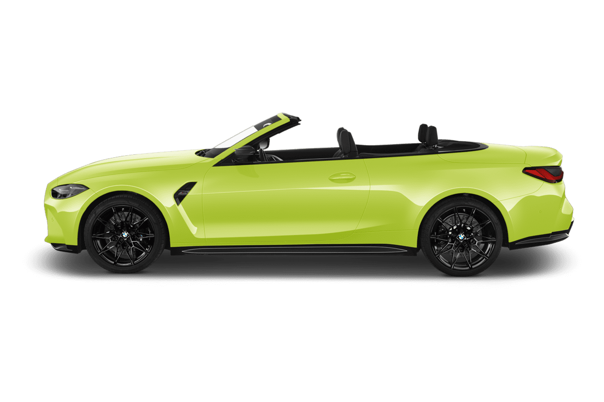 Seitenansicht eines BMW M4 Cabrio 