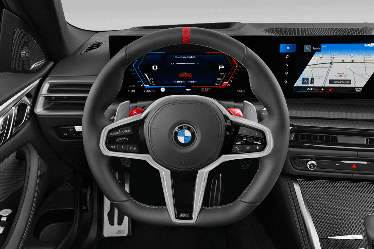 Lenkrad eines BMW M4 Cabrio 