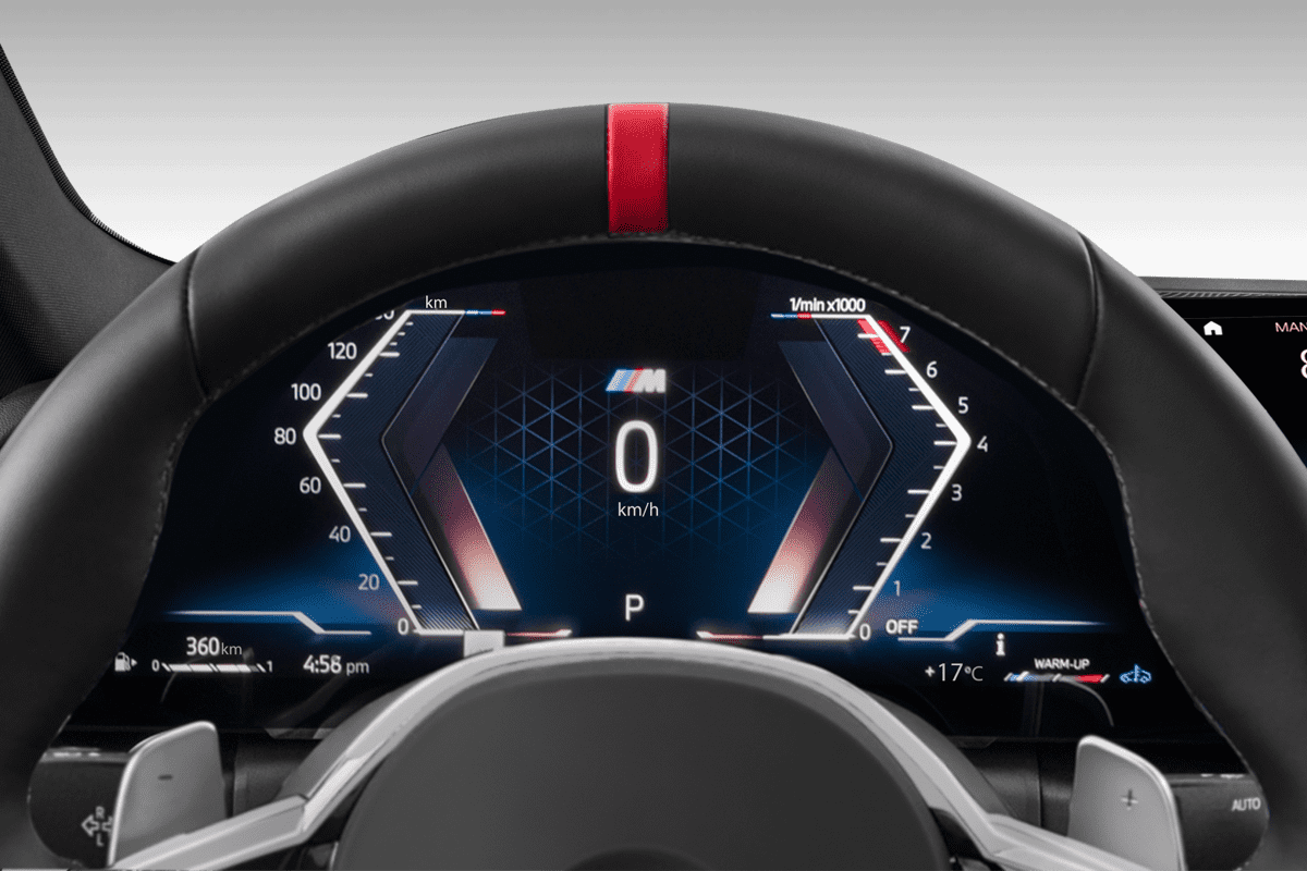 Kombiinstrument eines BMW M4 Coupé