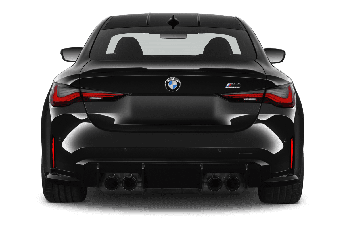 Heckansicht eines BMW M4 Coupé