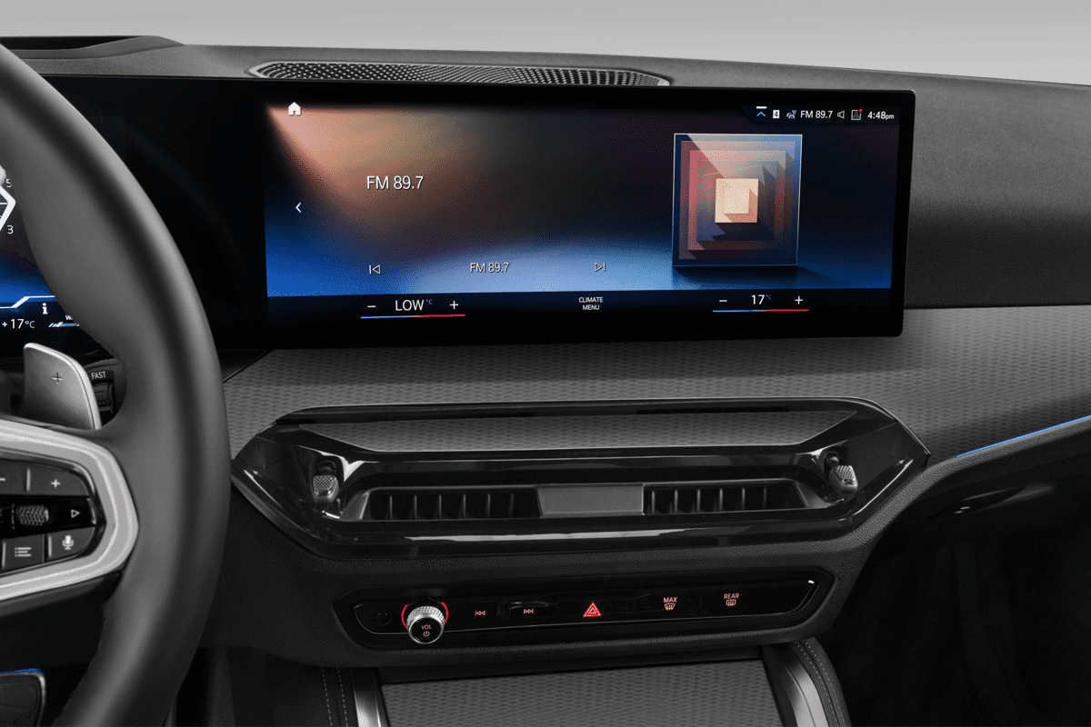 Audiosystem eines BMW M4 Coupé