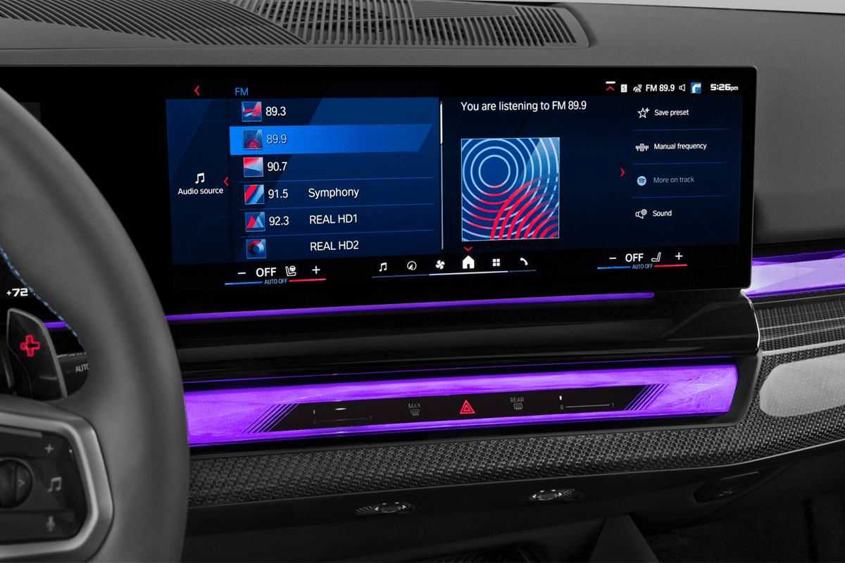 Audiosystem eines BMW M5