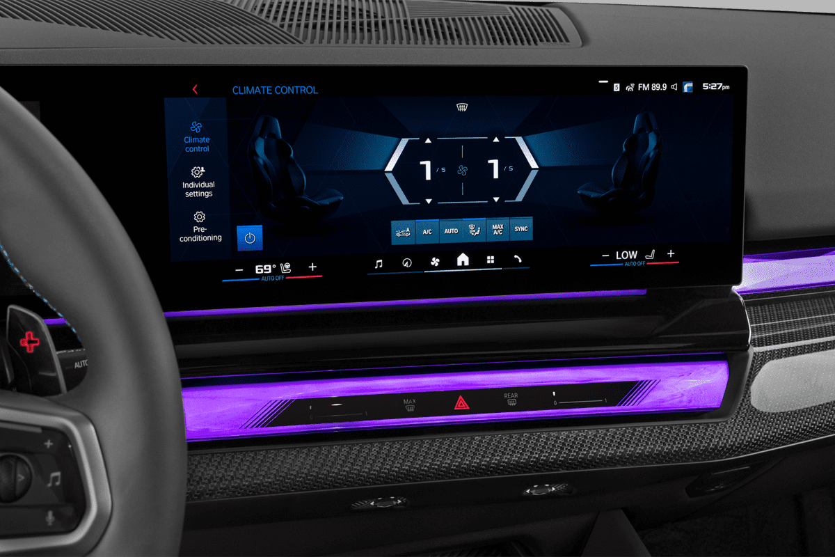 Klimasteuerung eines BMW M5