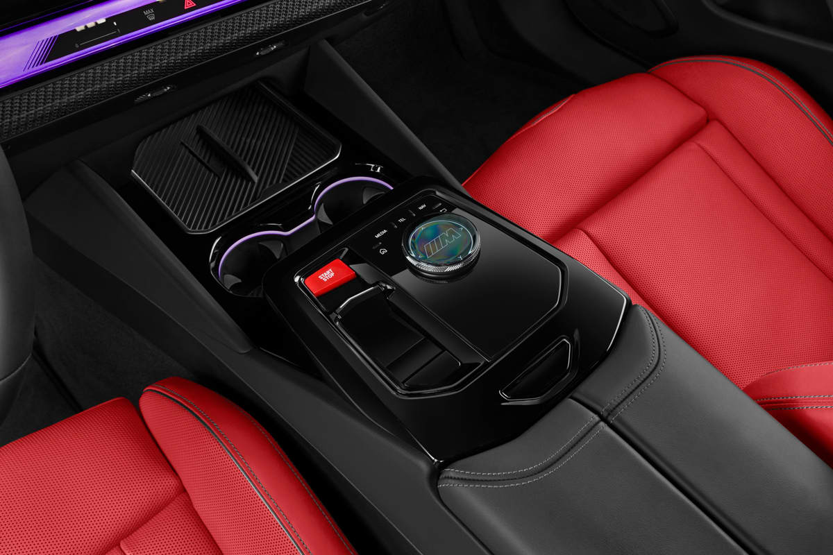 Schaltknüppel eines BMW M5