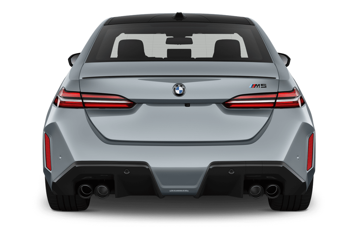 Heckansicht eines BMW M5