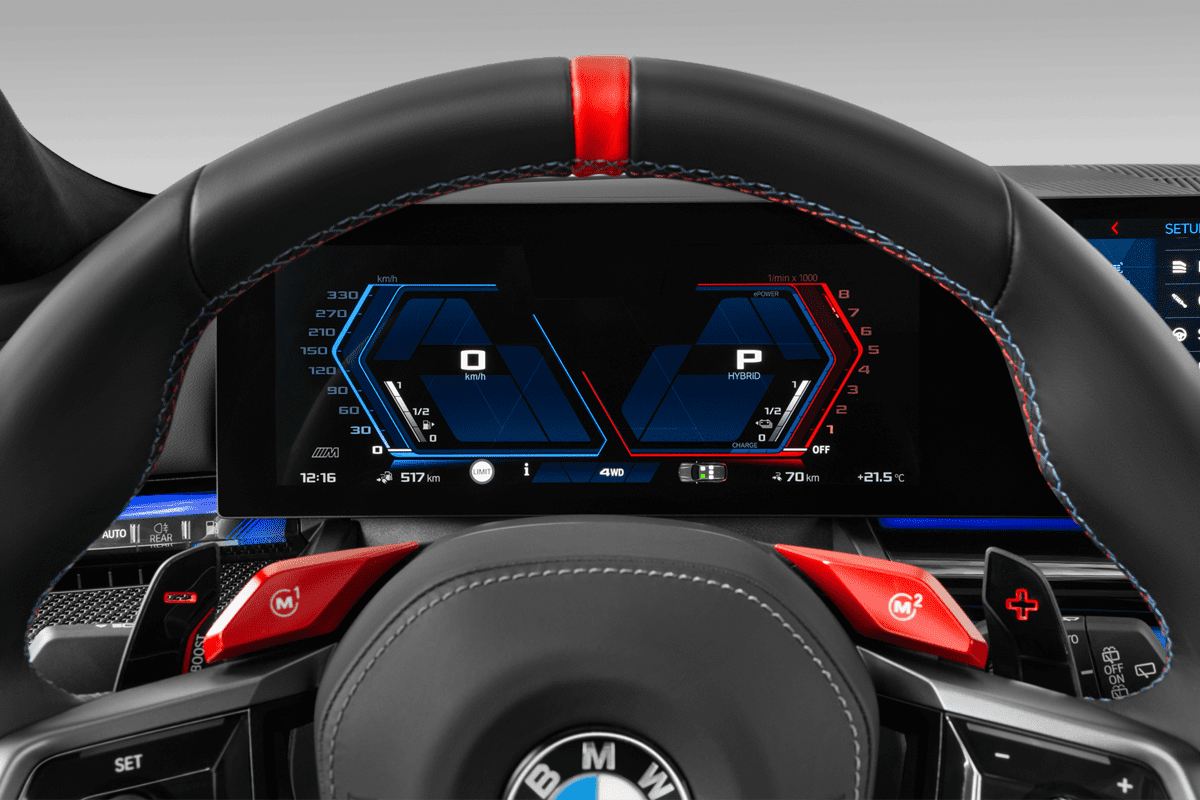 Kombiinstrument eines BMW M5 Touring