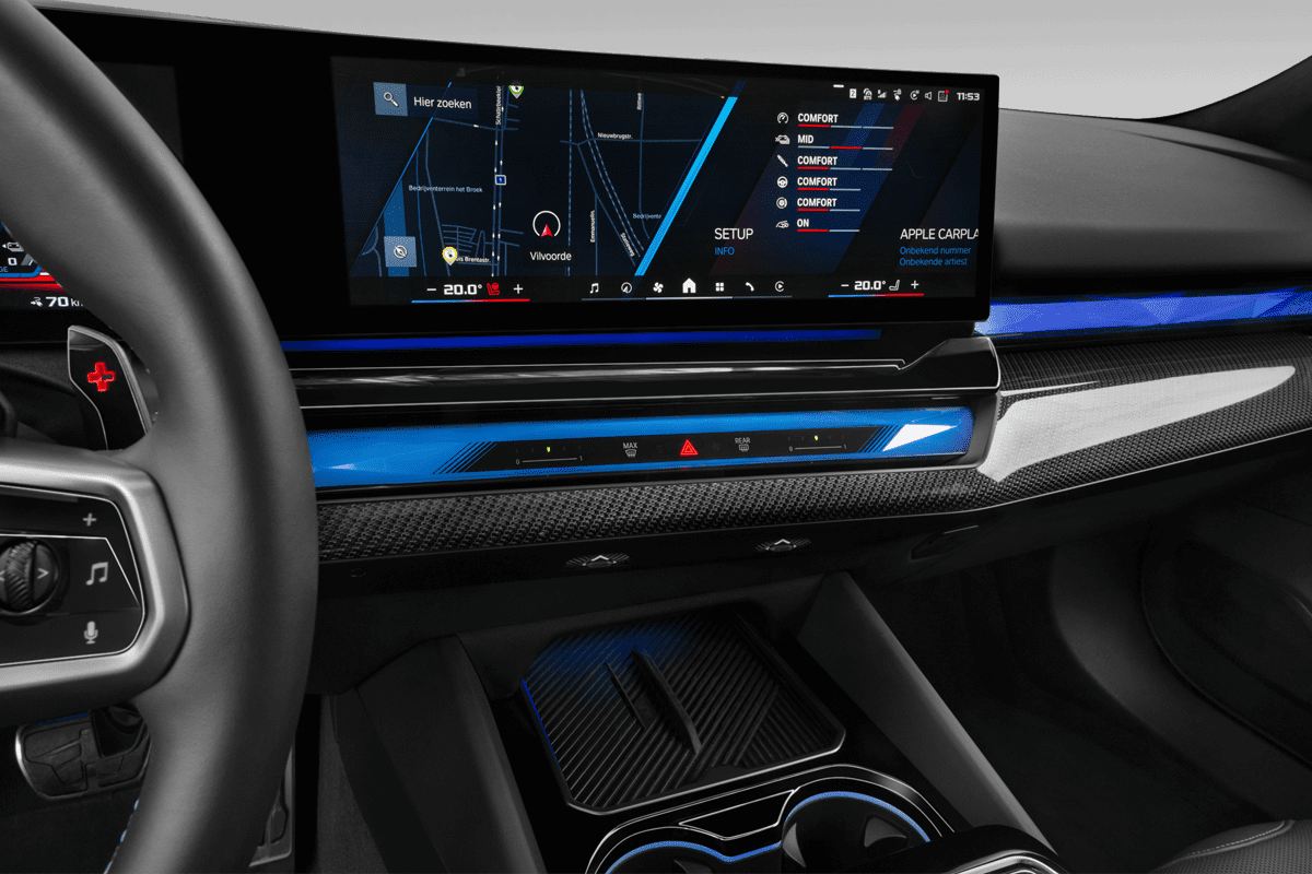 Mittelkonsole eines BMW M5 Touring