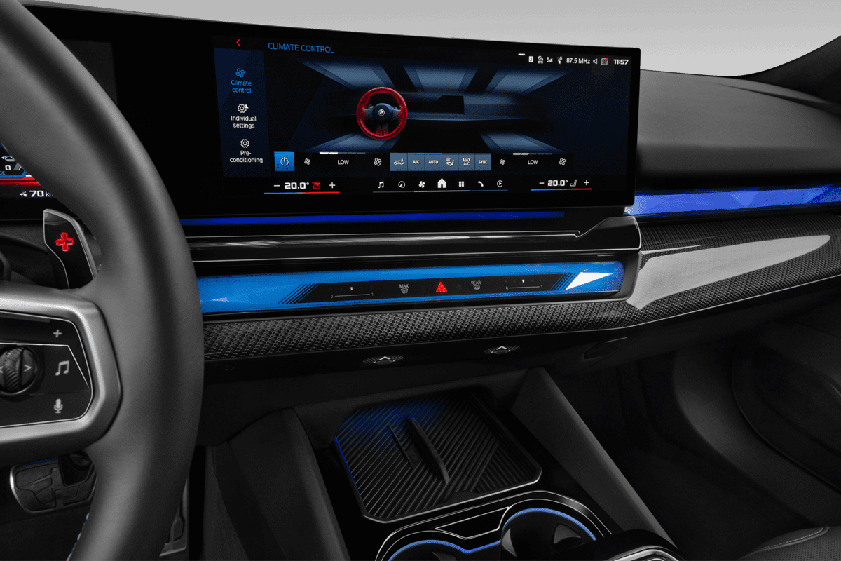 Klimasteuerung eines BMW M5 Touring