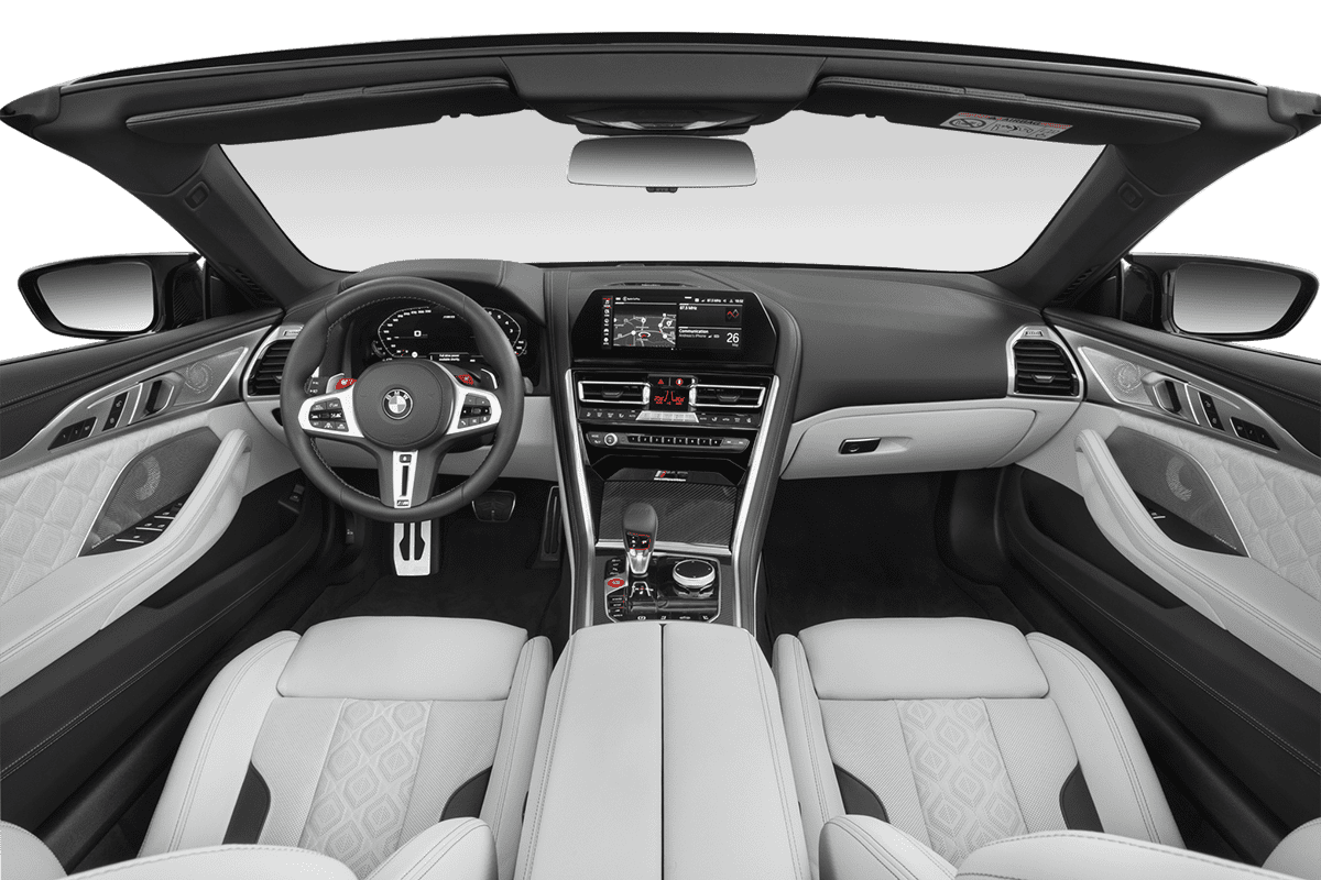 Armaturenbrett eines BMW M8 Cabrio