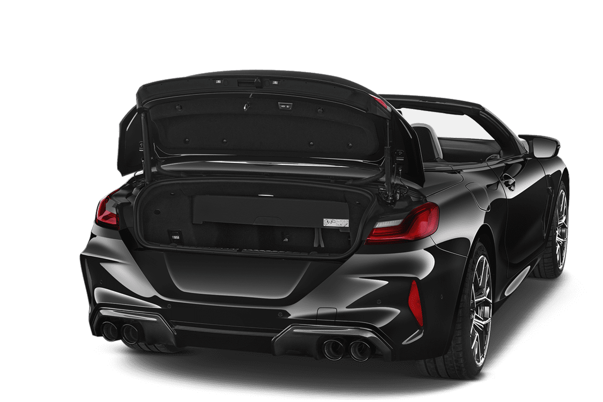 Kofferraum eines BMW M8 Cabrio