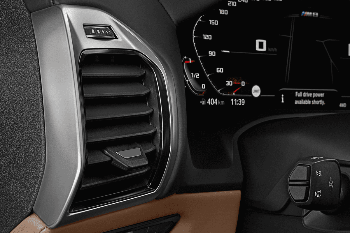 Lüftung eines BMW M8 Coupé