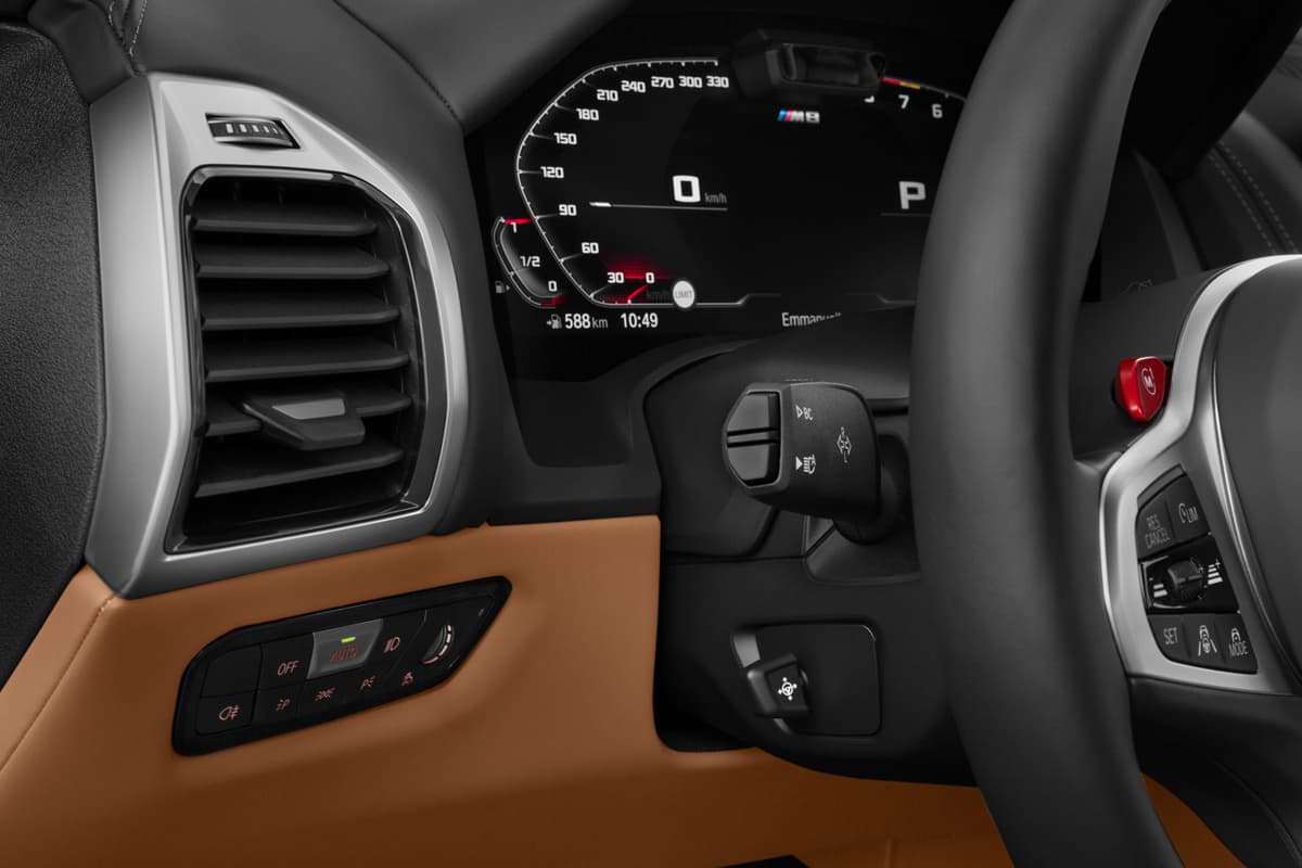 Lüftung eines BMW M8 Gran Coupé