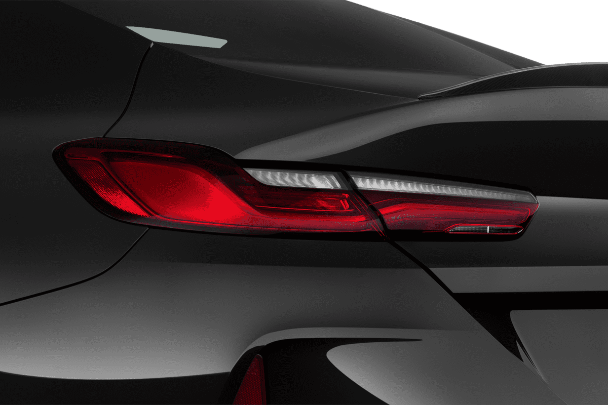 Heckleuchten eines BMW M8 Gran Coupé
