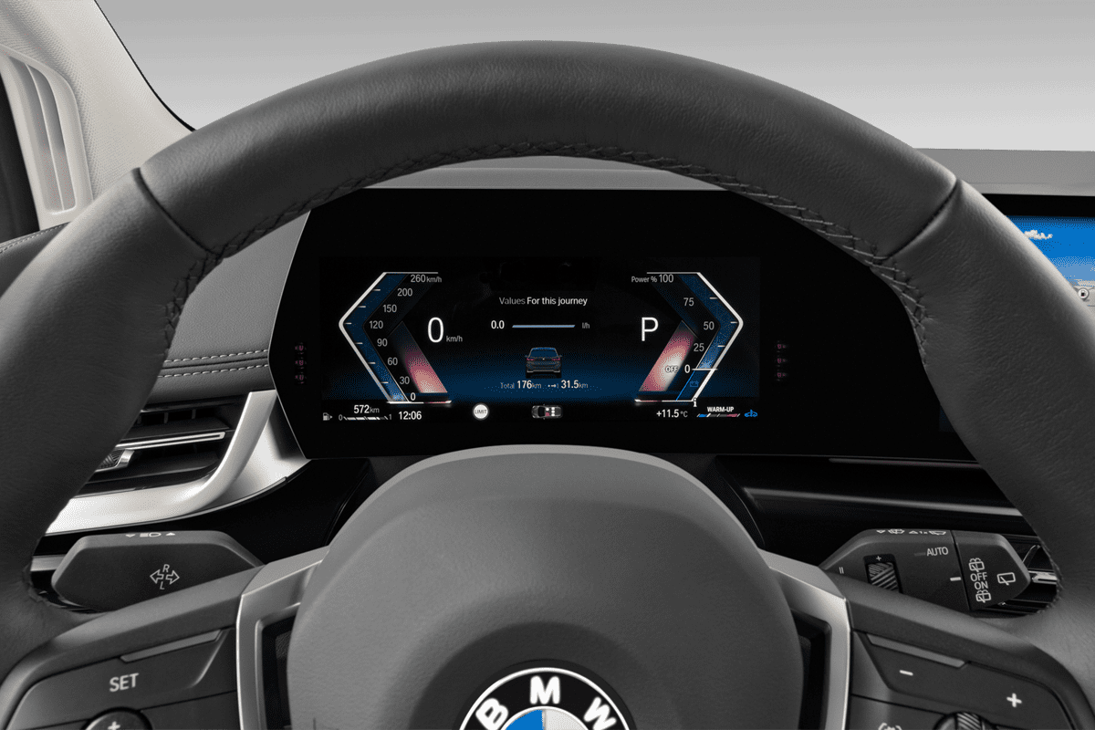 Kombiinstrument eines BMW 2er Active Tourer